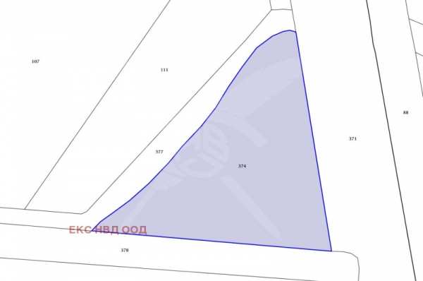 Продава парцел, с. радиново, област пловдив