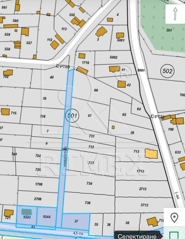 Продава парцел, с. костиево, област пловдив