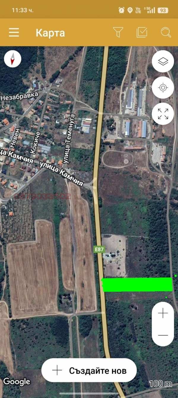 Продава  парцел с. Близнаци, област Варна
      9195 кв.м