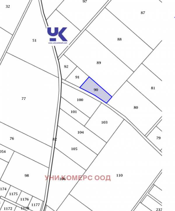 Продава парцел, с. гурмазово, област софия област