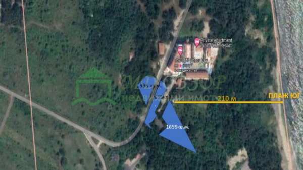 Продава парцел, гр. обзор, област бургас