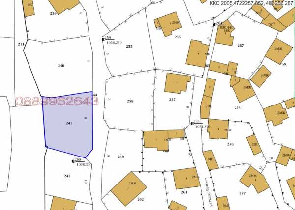 Продава парцел, гр. копривщица, област софия област