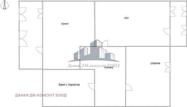 Продава 2-стаен, гр. шумен, тракия
