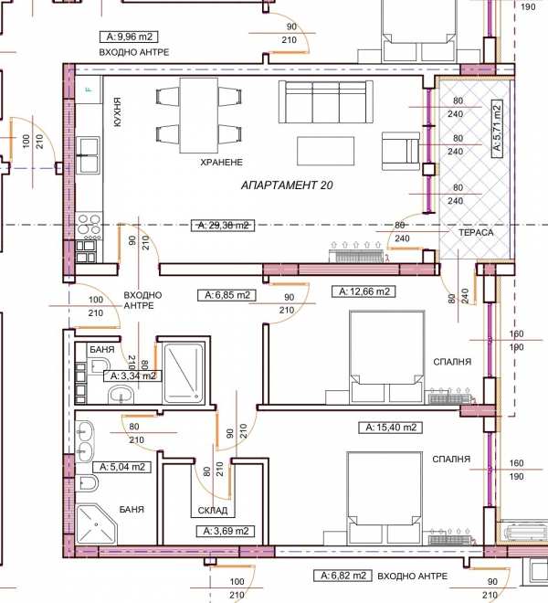 Продава 3-стаен, гр. асеновград, област пловдив