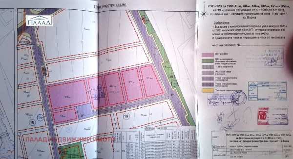 Продава парцел, гр. варна, промишлена зона тополи
