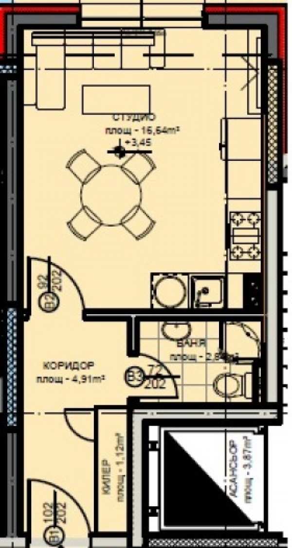Продава 1-стаен, гр. свиленград, област хасково