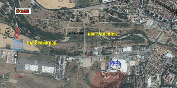 Продава парцел, гр. пазарджик, запад