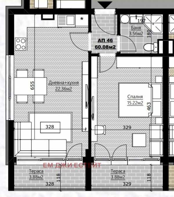 Продава 3-стаен, гр. царево, област бургас