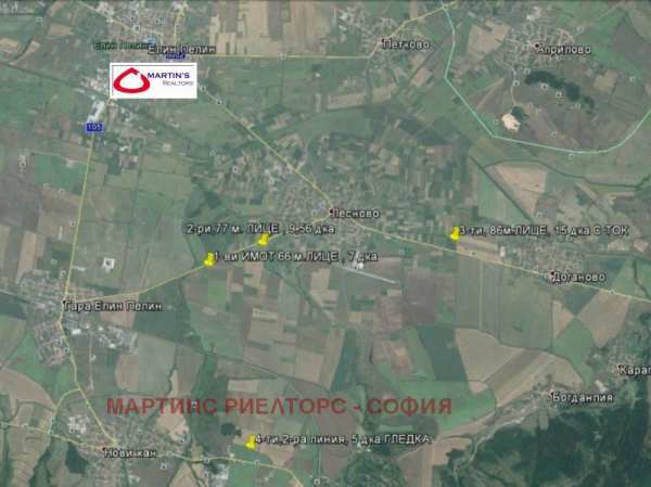 Продава парцел, с. лесново, област софия област