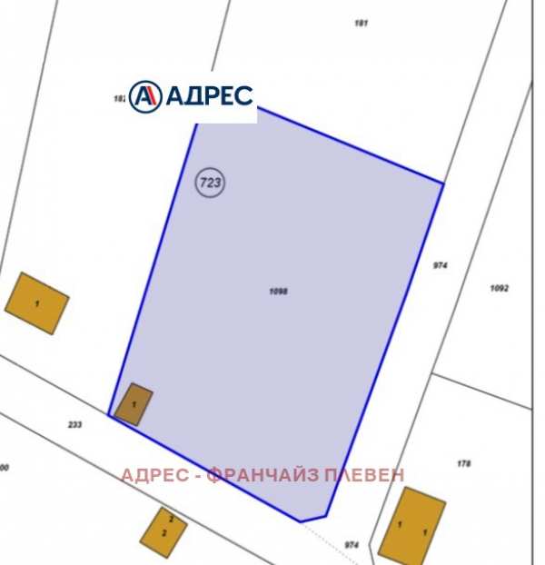 Продава парцел, гр. плевен, сторгозия