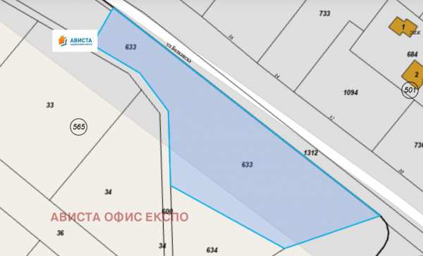 Продава парцел, с. трудовец, област софия област