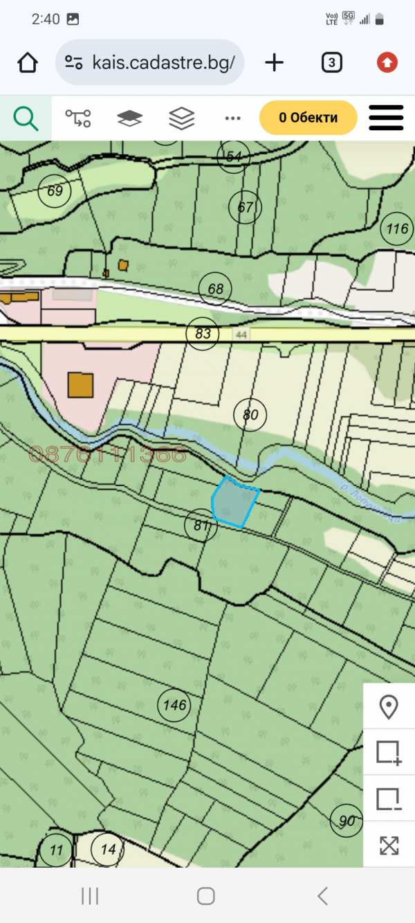 Продава парцел, с. поповци, област габрово