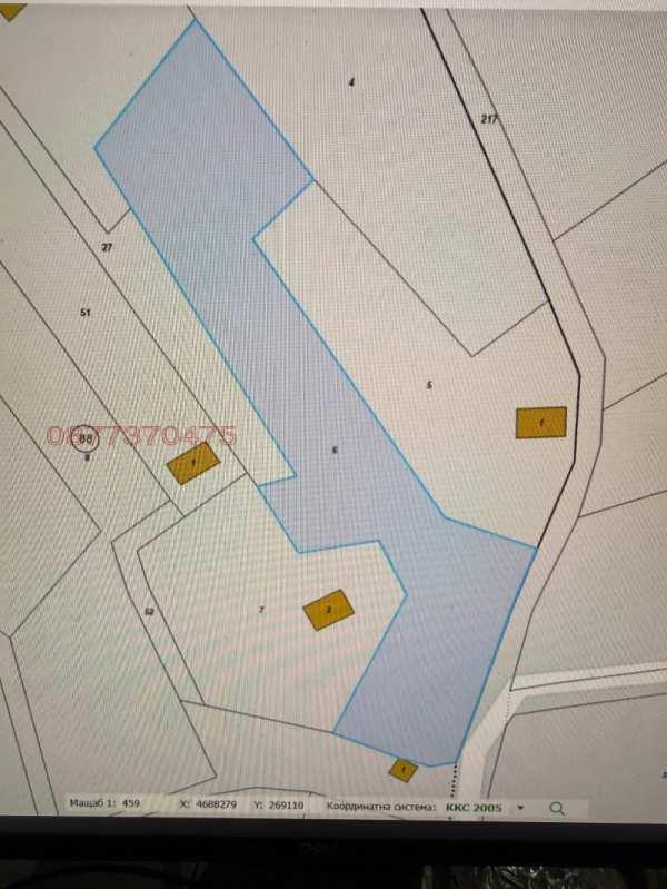 Продава парцел, гр. кюстендил, изток