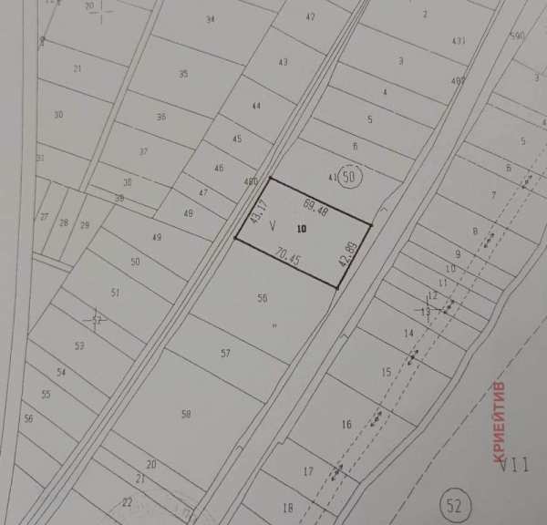 Продава парцел, с. баня, област благоевград