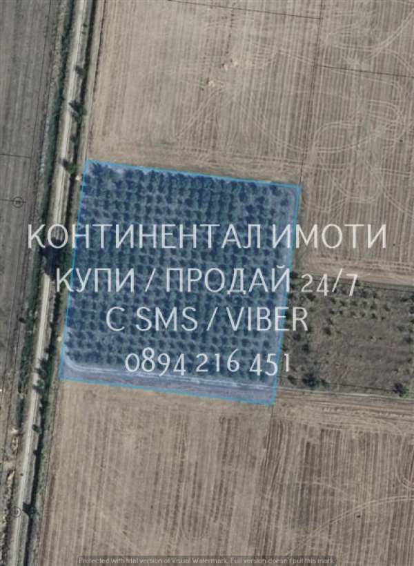 Продава земеделска земя, с. граф игнатиево, област пловдив