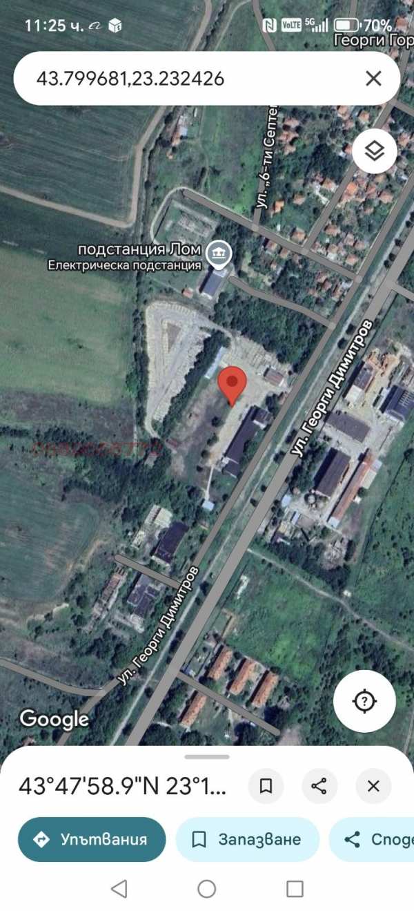 Продава пром. помещение, гр. лом, област монтана