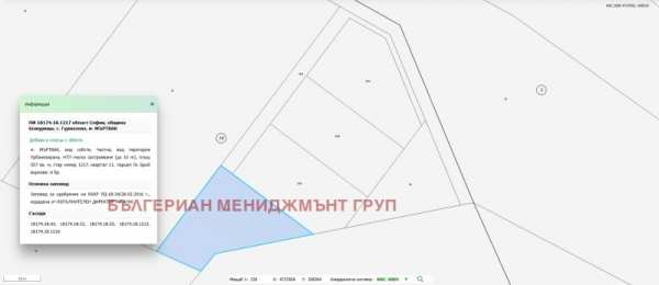Продава парцел, с. гурмазово, област софия област