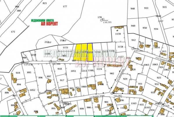 Продава парцел, с. чернево, област варна
