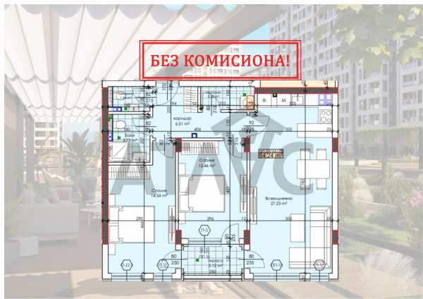 Продава 3-стаен, гр. пловдив, тракия