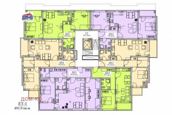 Продава 2-стаен, гр. пазарджик, център