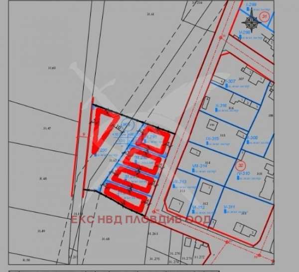 Продава парцел, с. караджово, област пловдив