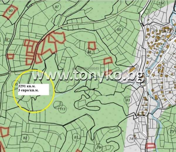 Продава парцел, с. ситово, област пловдив