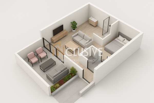 Продава 1-стаен, гр. варна, трошево