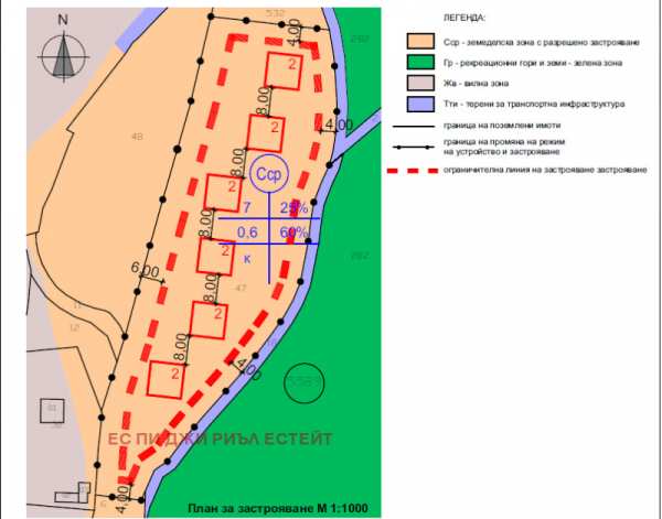 Продава парцел, с. войнеговци, област софия-град