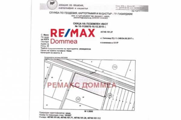 Продава земеделска земя, с. мало конаре, област пазарджик