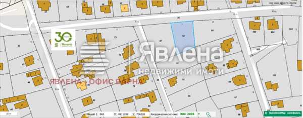 Продава парцел, с. оброчище, област добрич