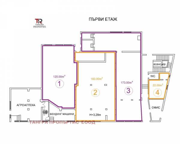 Дава под наем бизнес имот, гр. радомир, област перник