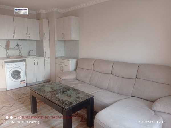 Дава под наем 2-стаен, гр. пазарджик, идеален център