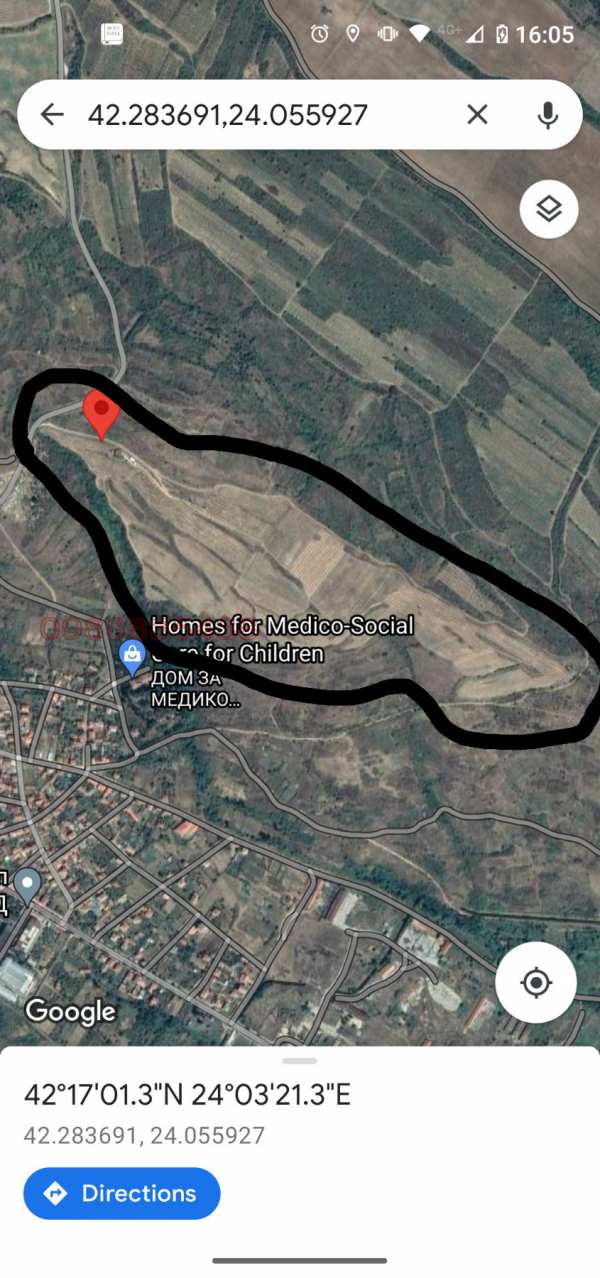Продава парцел, гр. ветрен, област пазарджик