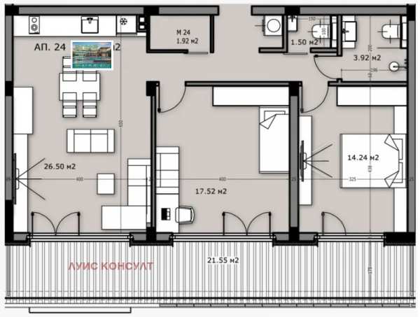 Продава  3-стаен град Монтана, в.з. Юг
      119 кв.м