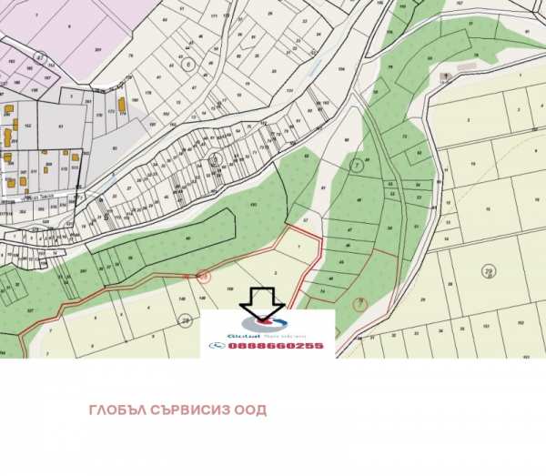 Продава парцел, с. гурмазово, област софия област