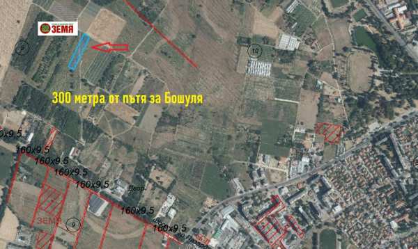 Продава парцел, гр. пазарджик, запад