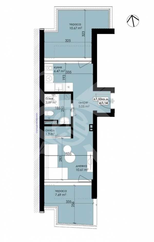 Продава ателие, таван, гр. созопол, област бургас