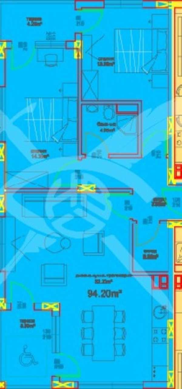 Продава 3-стаен, гр. бургас, област бургас