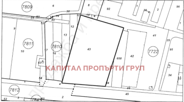 Продава парцел, с. горни богров, област софия-град