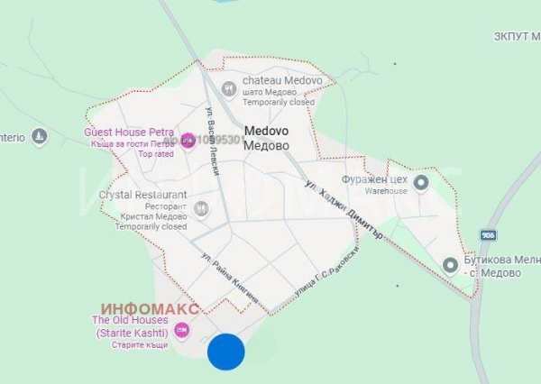 Продава парцел, с. медово, област бургас