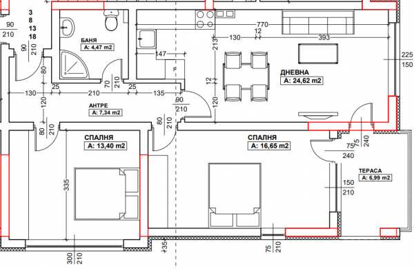 Продава 3-стаен, гр. благоевград, еленово 1