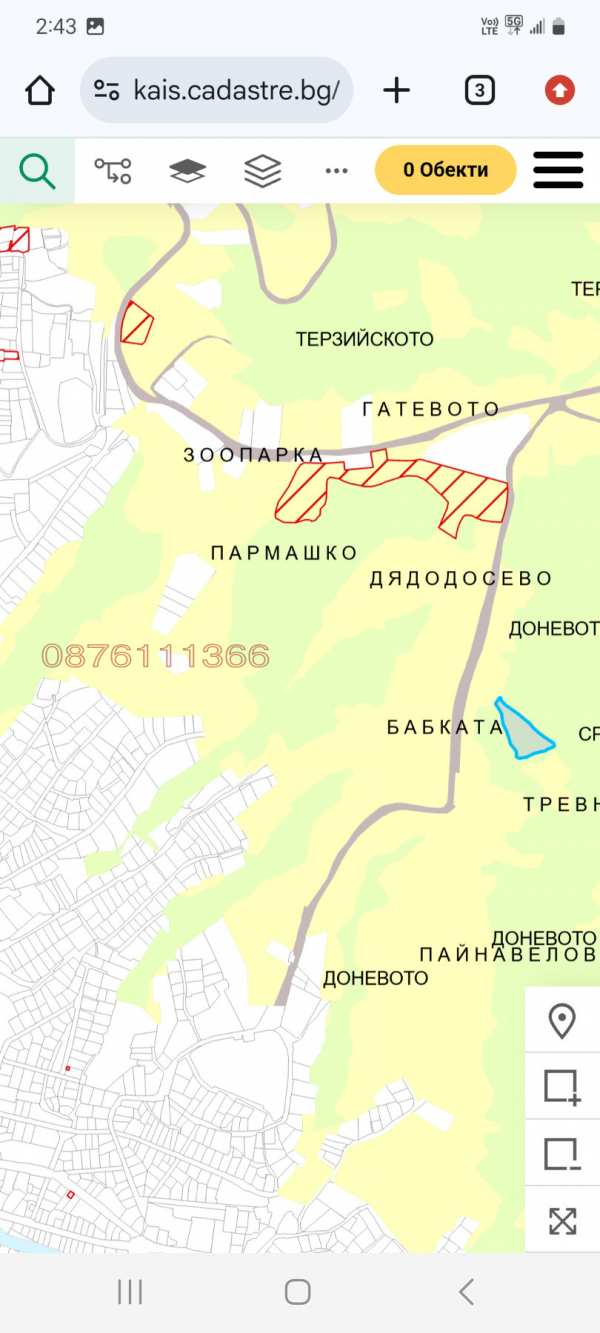 Продава парцел, гр. габрово, център