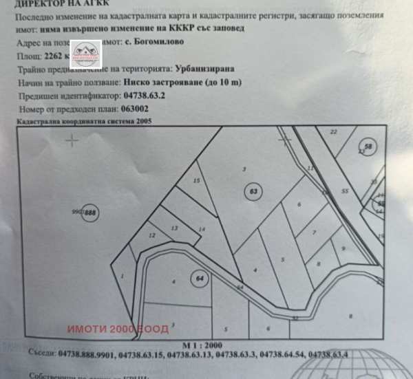 Продава парцел, с. богомилово, област стара загора
