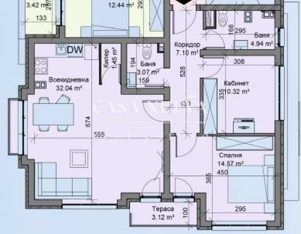 Продава 3-стаен, гр. перник, център