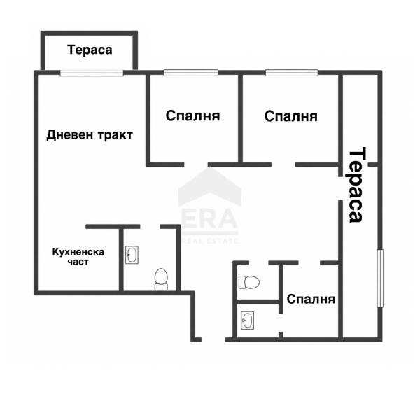 Продава 4-стаен, гр. варна, център
