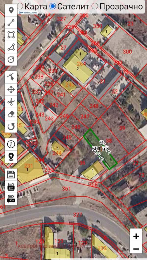 Продава парцел, гр. асеновград, област пловдив