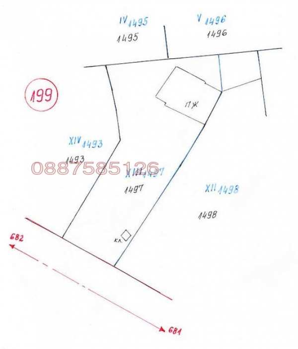 Продава парцел, гр. ихтиман, област софия област