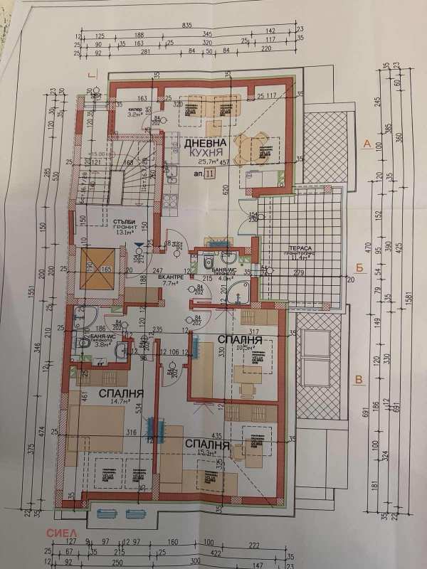 Продава 4-стаен, гр. пловдив, център