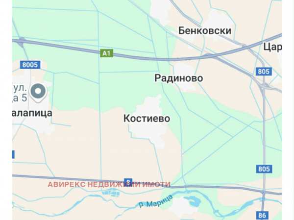 Продава парцел, с. костиево, област пловдив