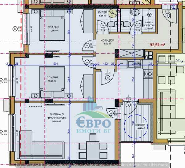 Продава 3-стаен, гр. стара загора, железник - център